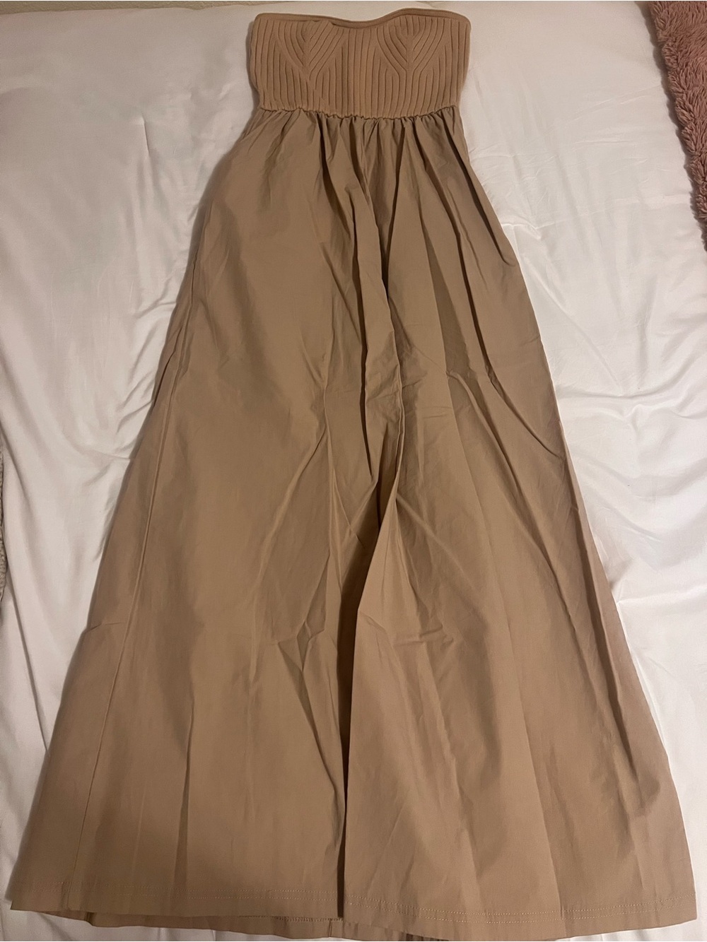 universal thread strapless midi dress